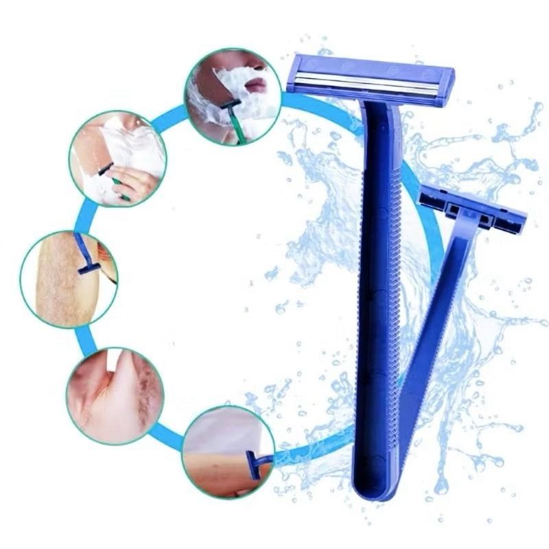 Alat Pencukur Jenggot Kumis 3 Mata Pisau / Cukuran Jenggot Serbaguna