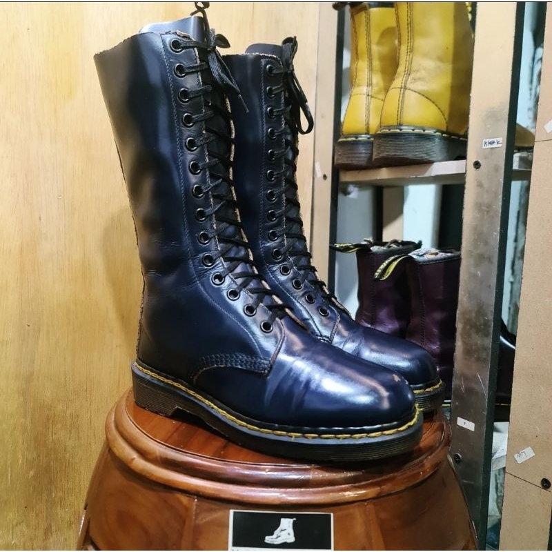 dr martens vintage 1914 navysmooth double stitch 37 england🇬🇧