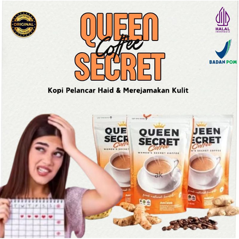

[BEST SELLER] QUEEN SECRET KOPI HERBAL UNTUK MASALAH WANITA, AMAN TANPA EFEK SAMPING BPOM BARANG ORIGINAL