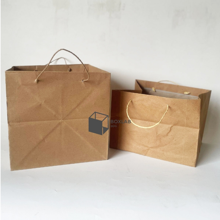 

Paper Bag Kertas Polos, Paper Bag Coklat, Kantong, Goodie bag, Packaging