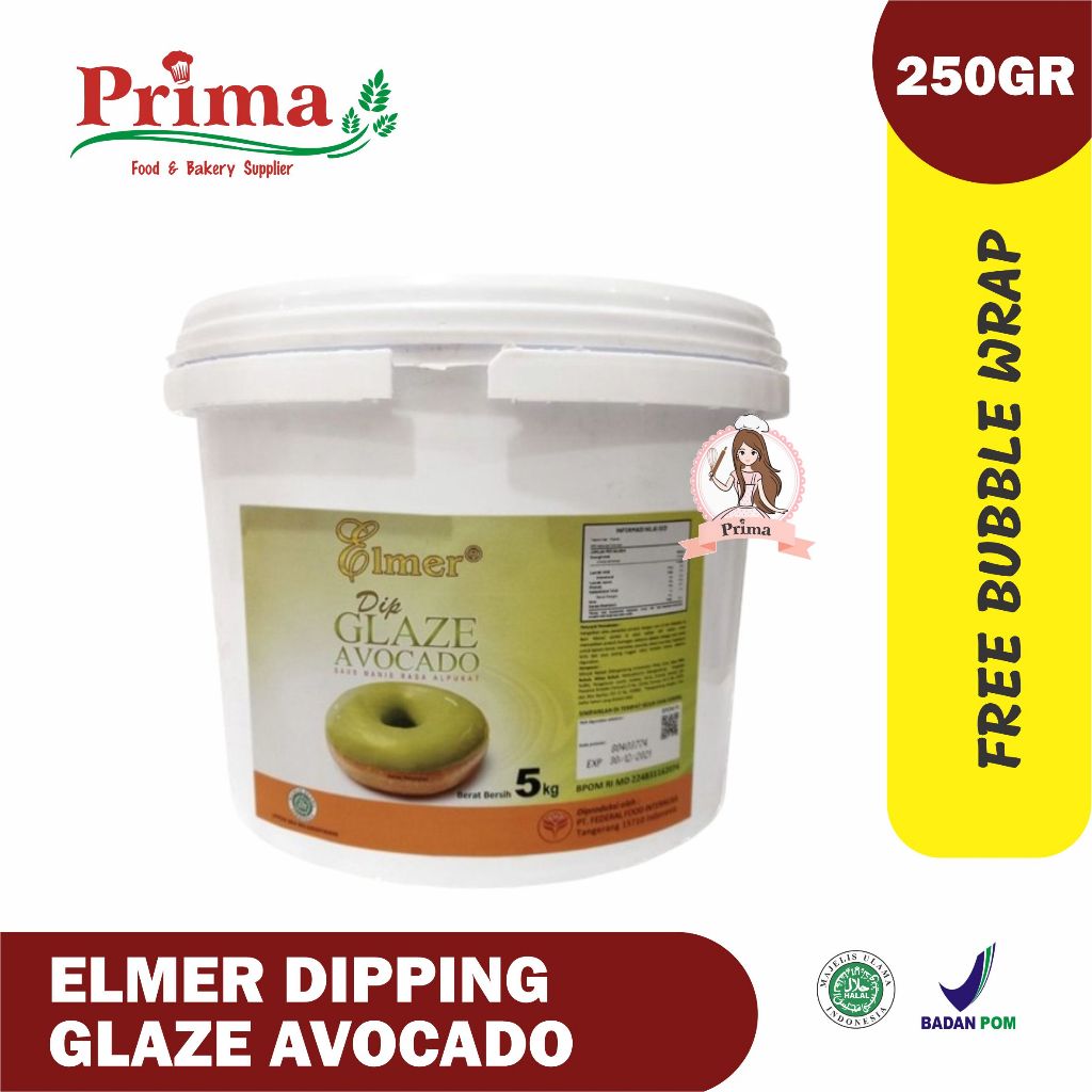 

elmer dipping glaze avocado -- repack 250gr
