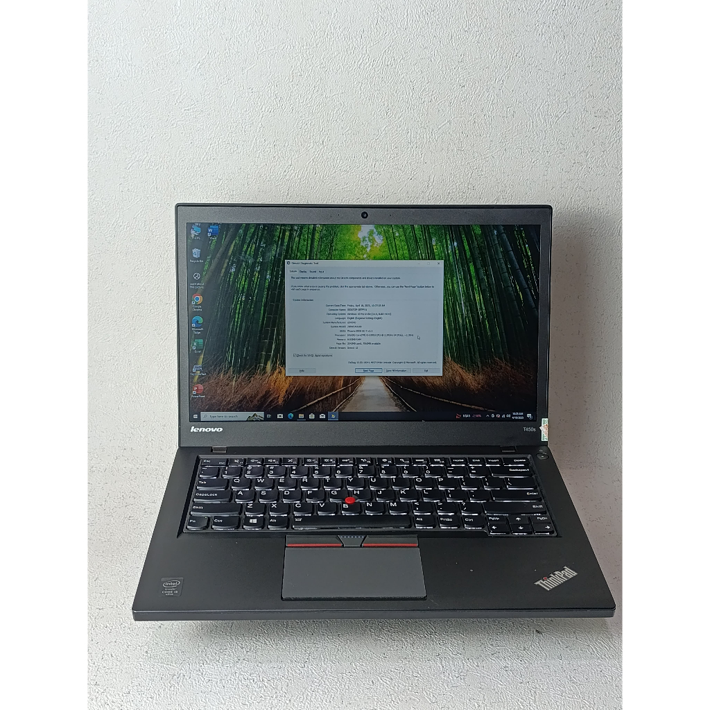 Laptop Lenovo ThinkPad T450s Core i5 Gen 5 Ram 8GB Ssd 256GB Grade A Original/Murah/Bergaransi