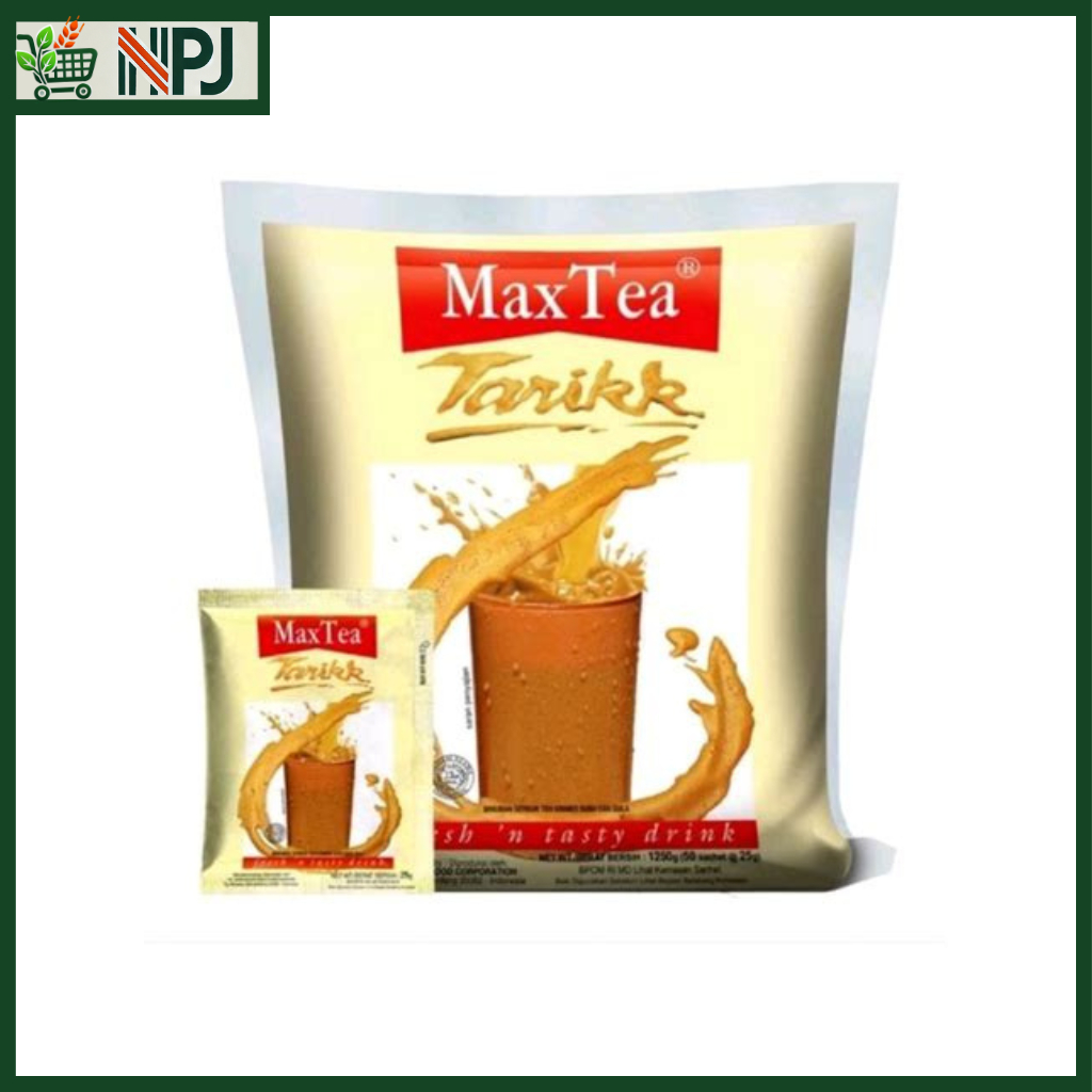 

Max Tea Teh Tarik – Pack Isi 5 Renceng x 10 Sachet – Teh Instan Nikmat