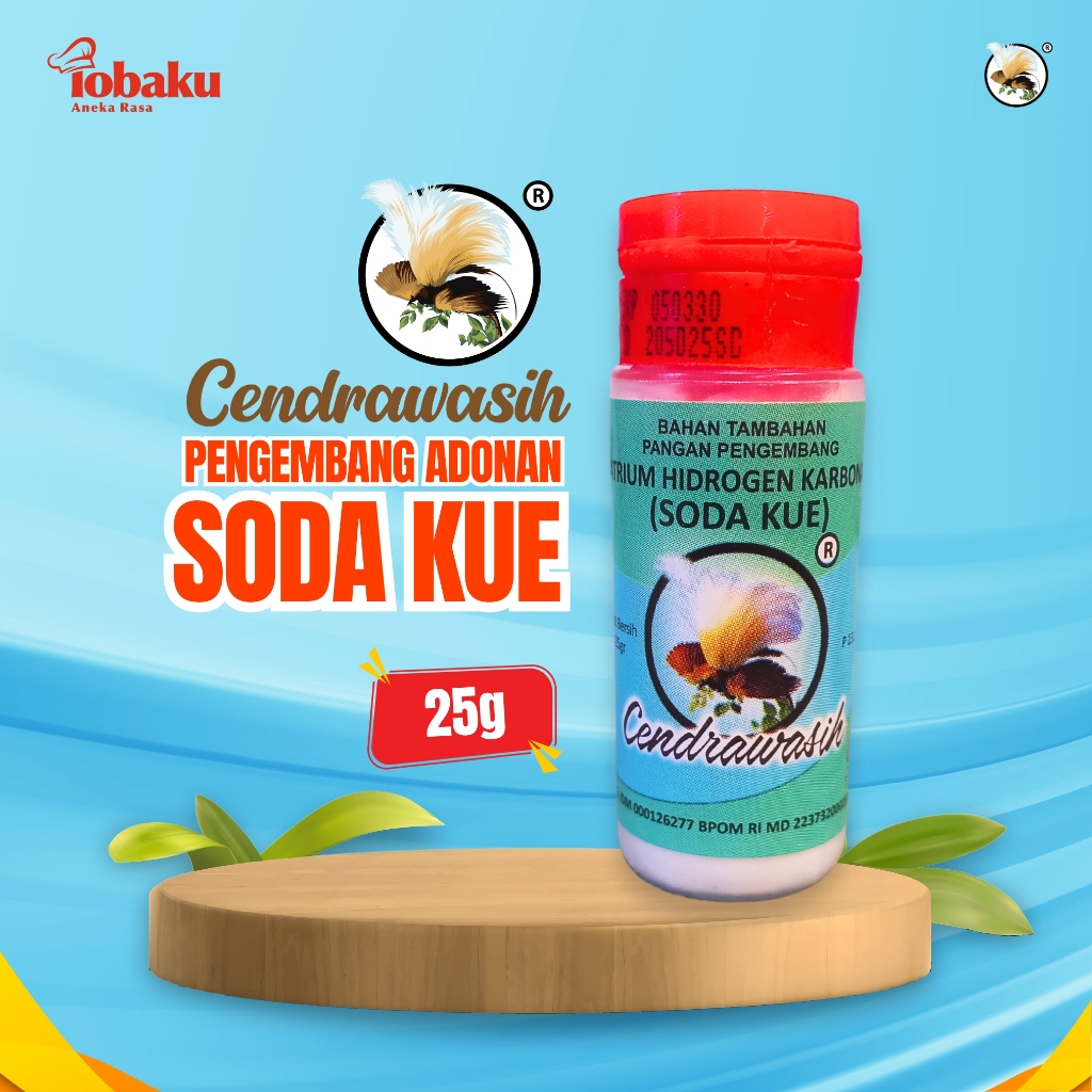 

CENDRAWASIH Natrium Hidrogen Karbonat SODA KUE - Pengembang Adonan 25g