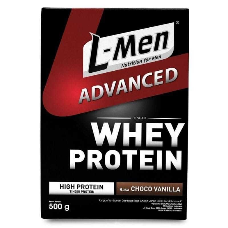 

pekanbaru / lmen l-men advanced whey protein choco vanilla chocolate vanila cokelat coklat 500g