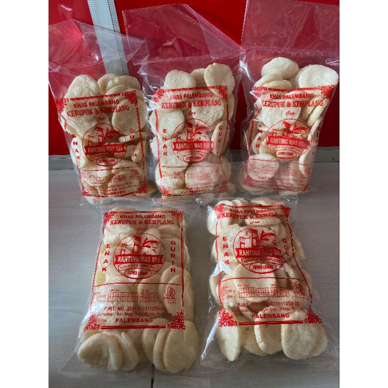 

PAKET KERUPUK 5 BUNGKUS RANTINGMAS @200gr (KANCING)