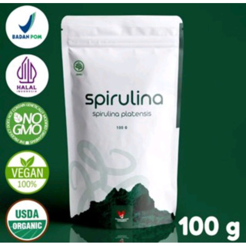 

Organic Spirulina 10 gr - 20 gr - 100 gr food grade Bubuk Spirulina Organik superfood