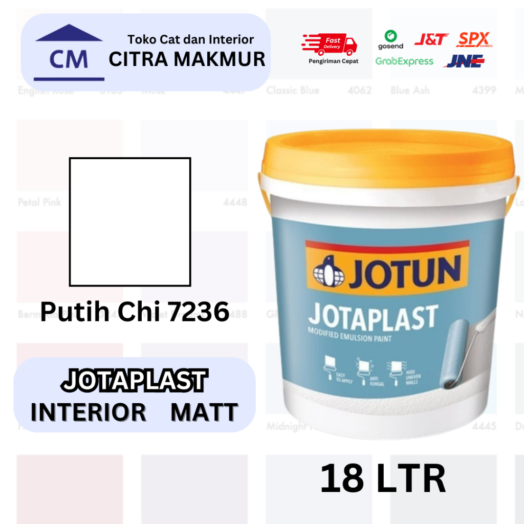 Jotun JOTAPLAST Putih CHI (7236) - 18 Ltr