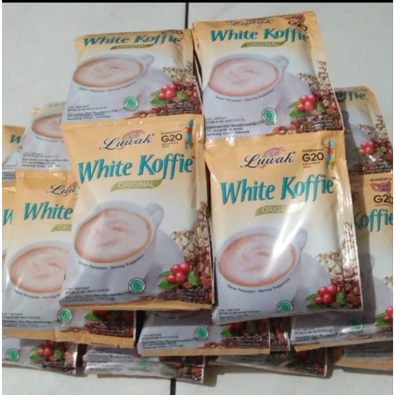 

1 renceng luwak white koffie kopi sachet