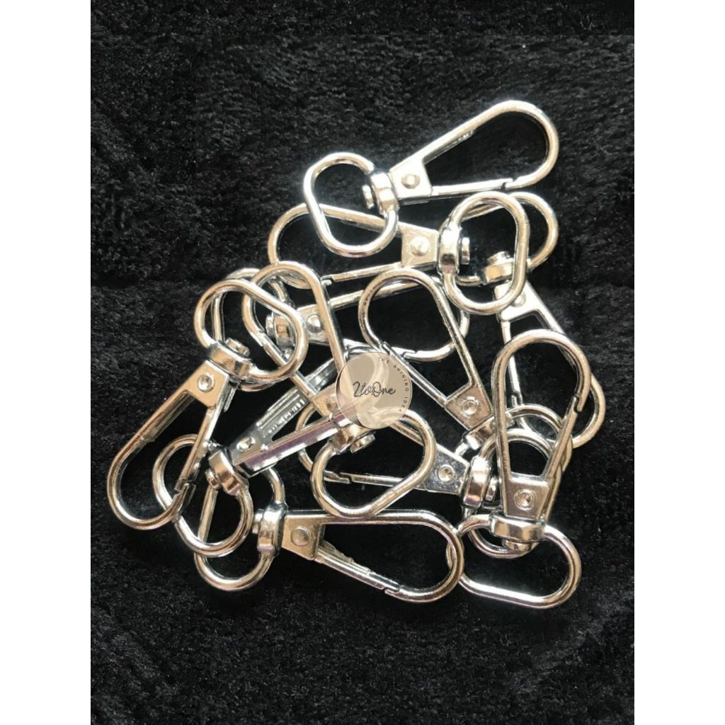 Pengait tali tas besi, cantolan sabuk, cantolan dompet