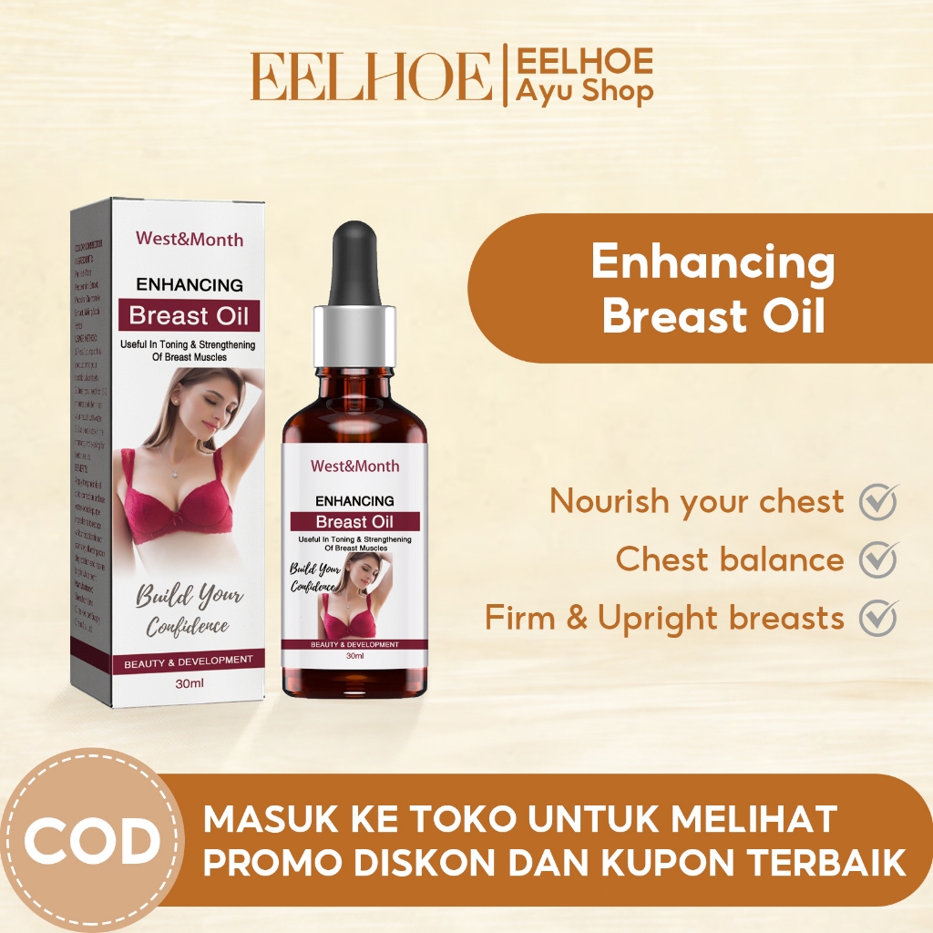 West&Month Breast Enlargement Essential Oil Boobs Plumper Firming Lifting Chest Enhancement Bigger F