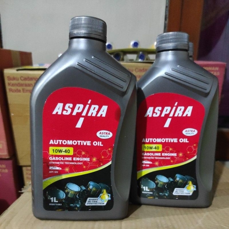 Oli Aspira 10W40 untuk mobil bensin