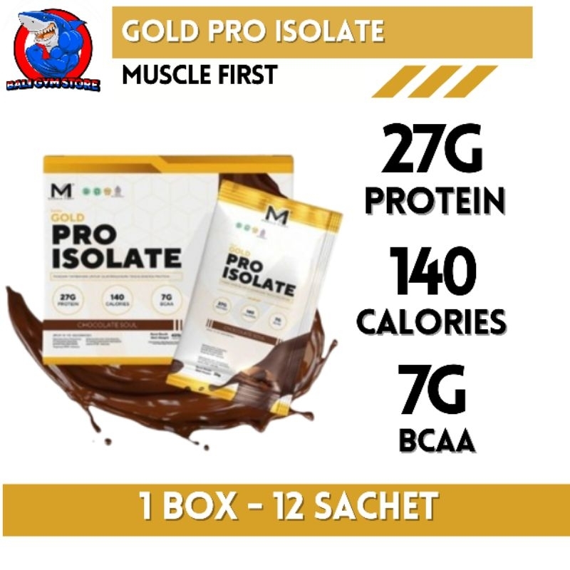 Muscle First PRO ISOLATE Whey Protein Isolate 12 Sachet 1 Box