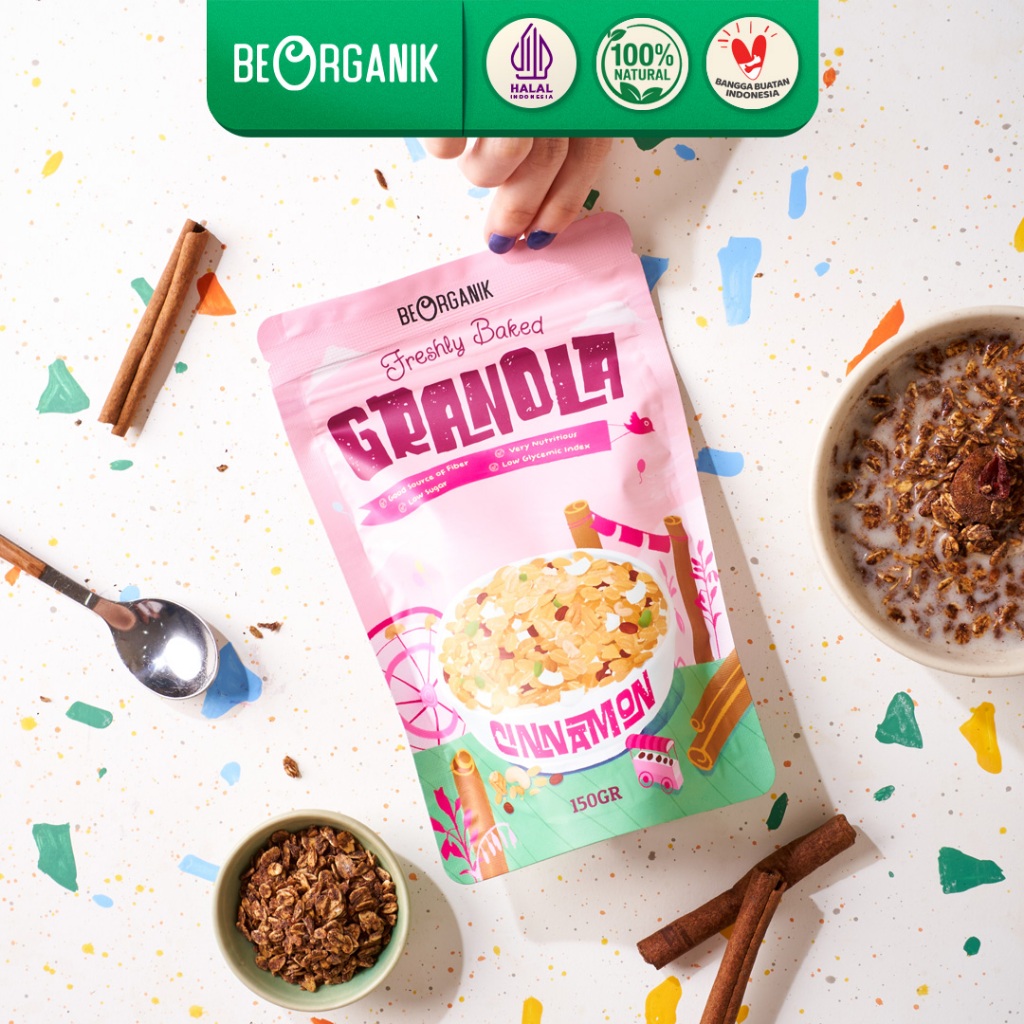 

Beorganik GRANOLA Cinnamon with Extra Virgin Coconut Oil