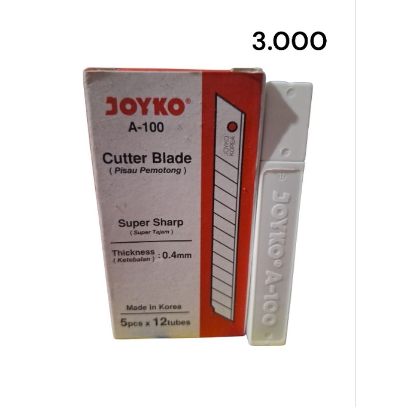 

Isi cutter joyko kecil A-100