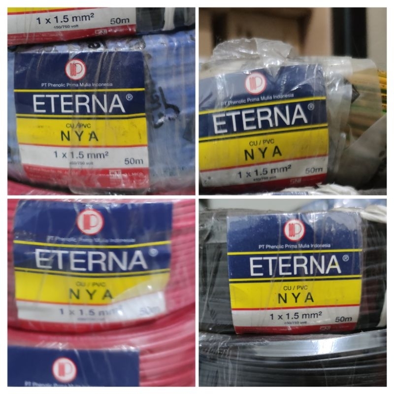 kabel engkel NYA eterna 1 x 1,5mm harga per meter murah