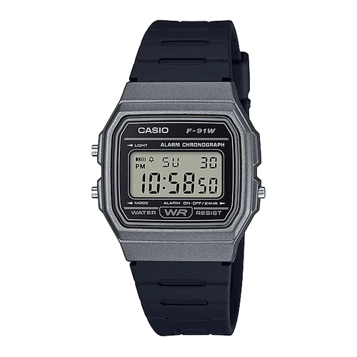 Original Jam Tangan Digital Karet Pria / Wanita Casio General General Hitam Resin Warna POP Series B