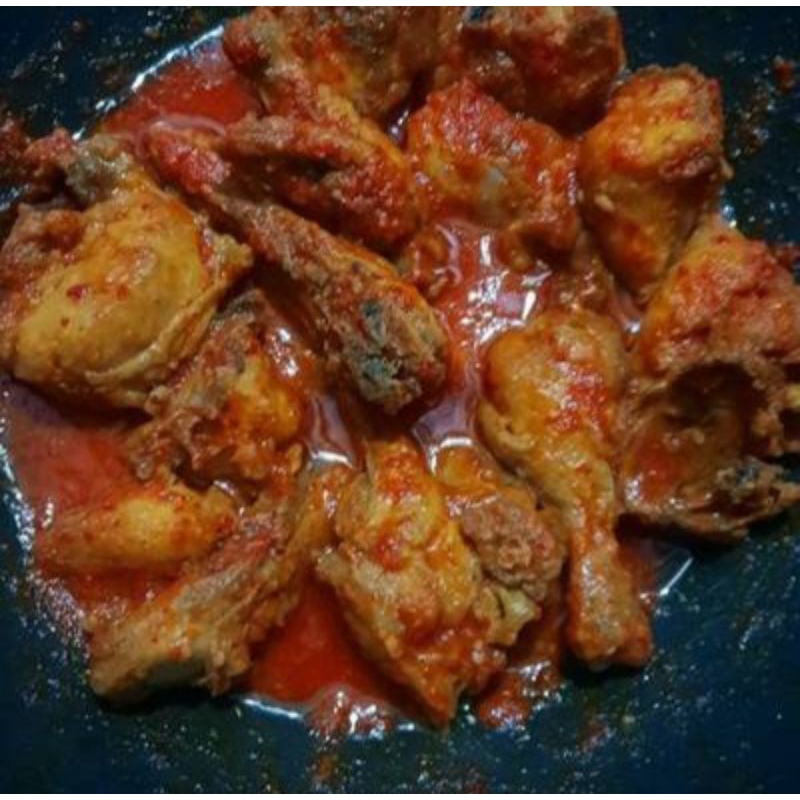 

Ayam goreng balado isi 4 potong