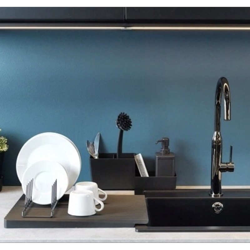 Rak Pengering Piring Rak Dapur Rak Piring Peniris Cuci Piring Alas Kitchen Dish Dryer Set Drying Pla