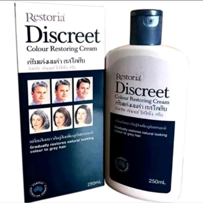 Restoria Discreet Colouring Black Hair Original Thailand