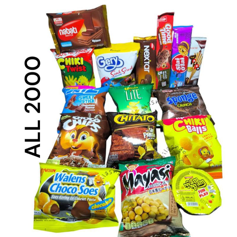 

2Xbtygneal Sakha Snack ) Aneka Snack Campur Satu Paket Cemilan Mix Varian Jajan Campur Banyak Varian