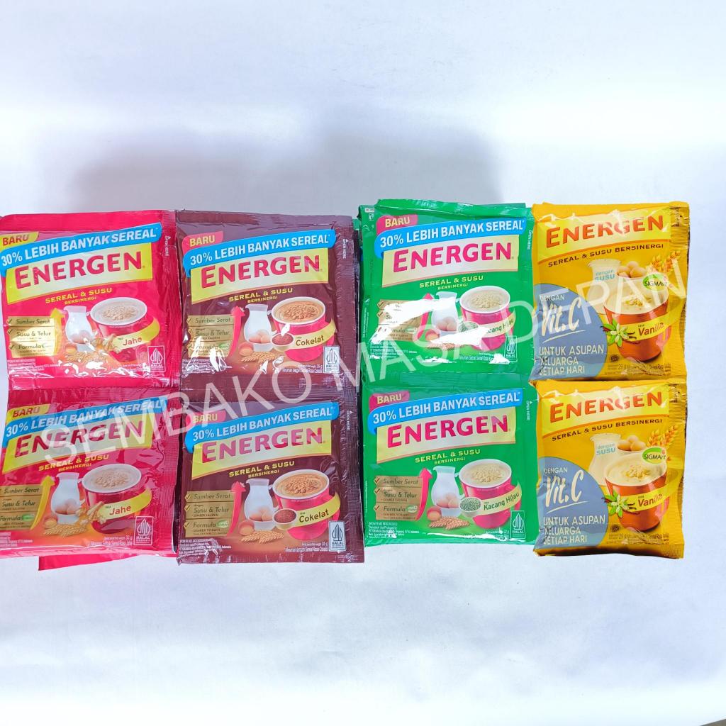 

Energen Sereal & Susu Bersinergi Bubuk Instan isi 10 Saset