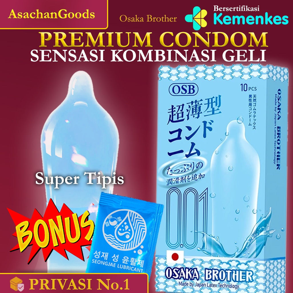 Kondom 001 Premium LENGKAP Bergerigi berduri Pengiriman Instant Kondomgerigi kondomberduri