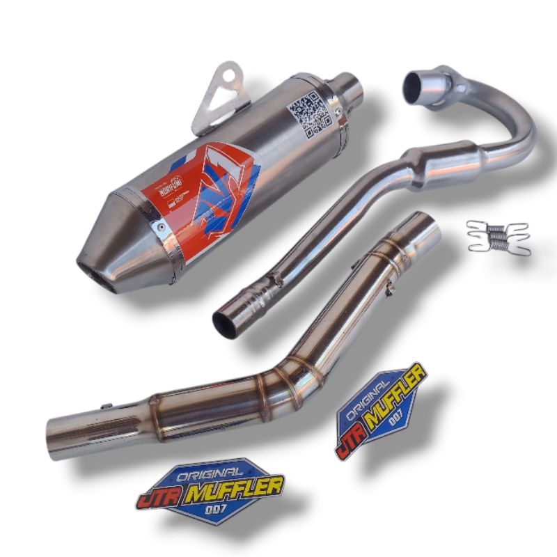 knalpot racing Klx Crf Dtracker Norifumi rv1 fullset klx 150 crf 150l dtracker 150