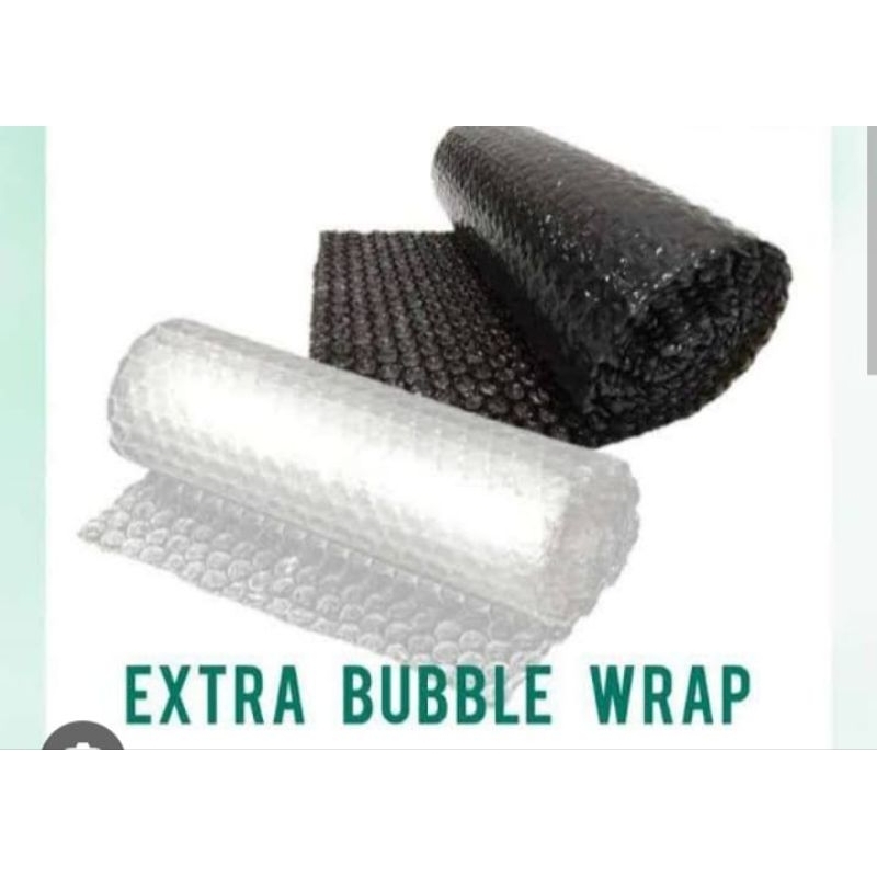 

Bubble Wrap Extra untuk tambahan packing biar aman