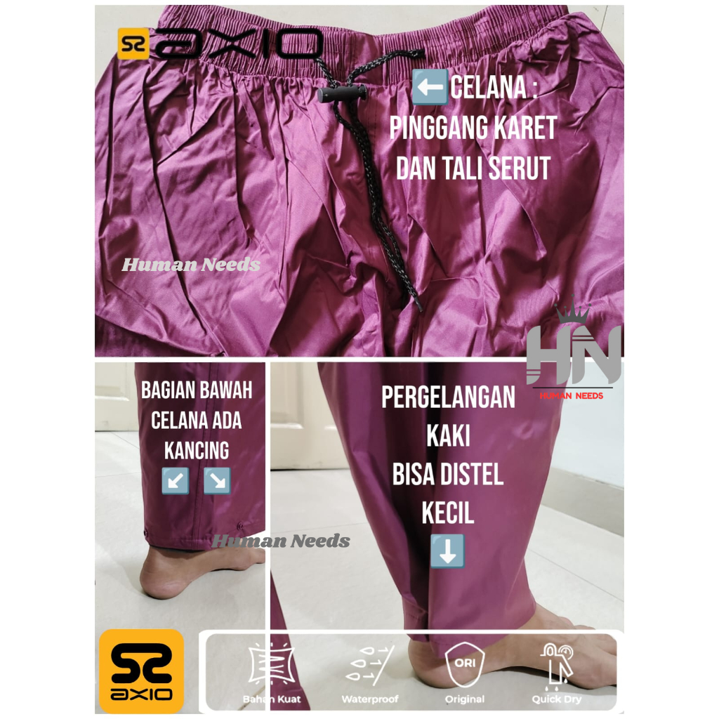 Jas Hujan Axio 882 Size 4XL 5XL Big Size Jumbo XXXXL XXXXXL