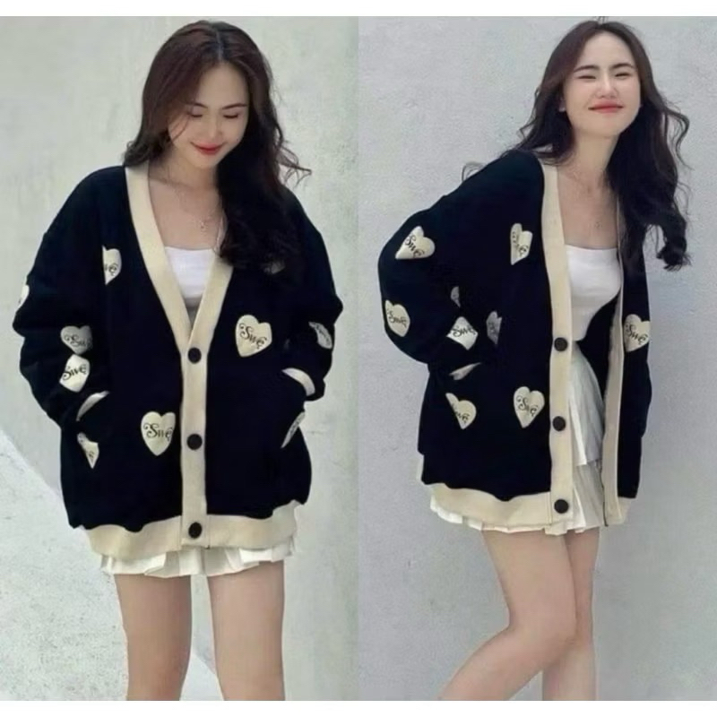 PREMIUM SWETER WANITA KEKINIAN OVERSIZE KOREAN STYLE