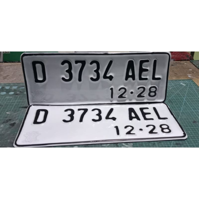 plat motor font lama standar samsat