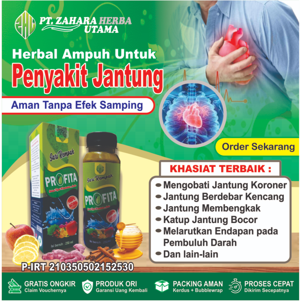 

PROFITA Sari Rempah Ampuh atasi Penyakit Jantung