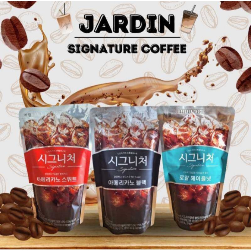 

Jardin Signature Coffee 230ml Minuman Kopi Import Siap Minum Dengan Varian Rasa 1 Pouch