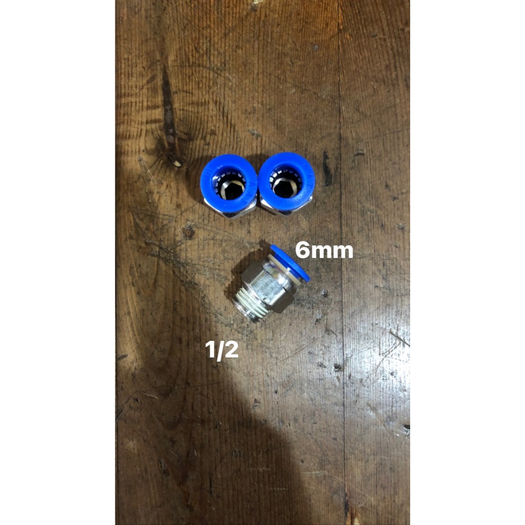 Fitting Penumatic Pneumatic Nepel Selang PU