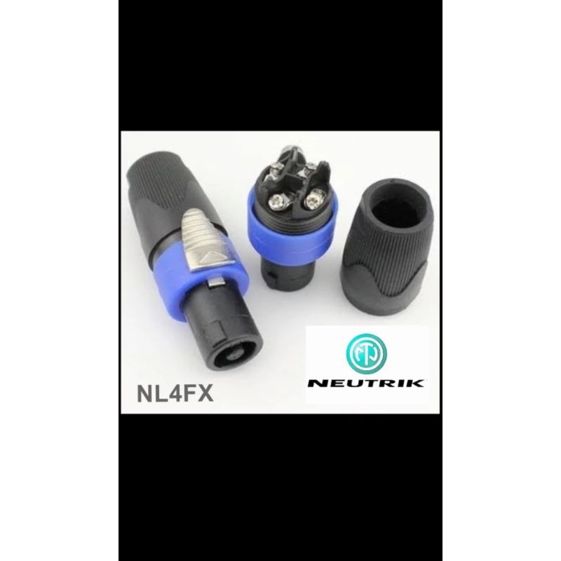 Jack Speakon Neutrik NL4FX Original