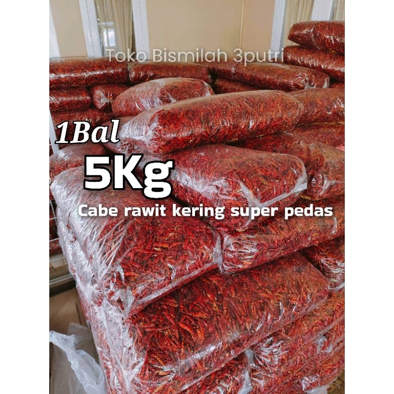 

5Kg CABE RAWIT TEJA KERING /1BAL SUPER PEDAS PROMO MURAH