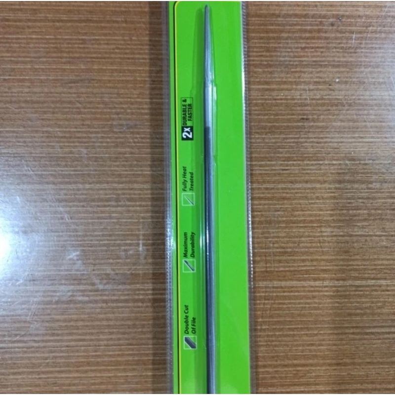 KIKIR BULAT TEKIRO 4.8 mm X 200 mm ORIGINAL Kikir Bulat Rantai Chainsaw 4.8 mm