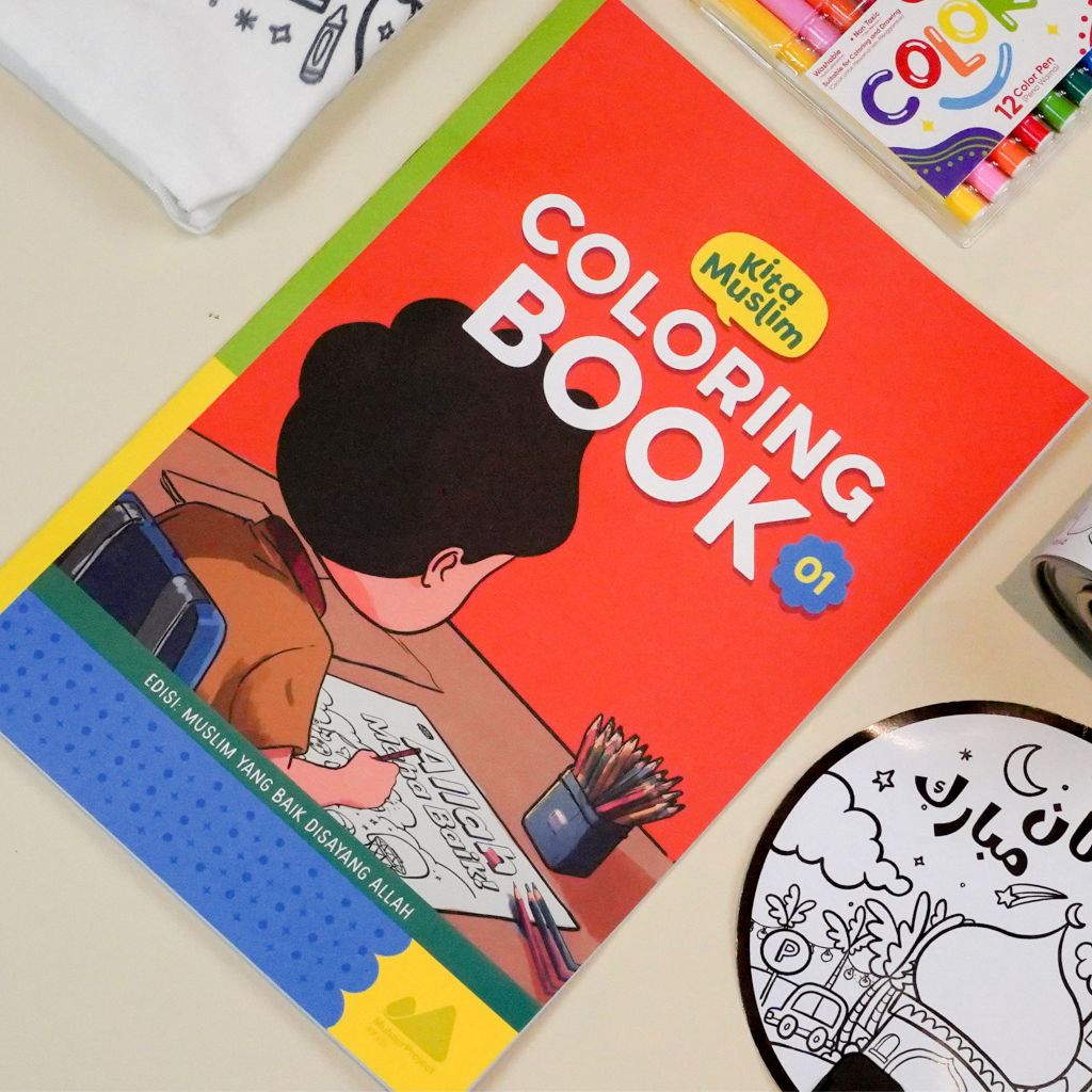Coloring book Islam - Buku mewarnai anak