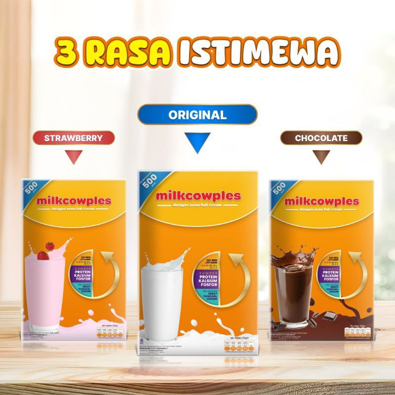 

[DILA] Isi 1 Susu Milkcow Ples / Susu Bubuk Milkcow Ples