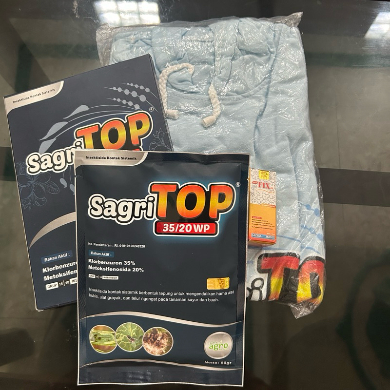 Insektisida Sagri Top 80 gram Gratis kaos+sagri fix insektisida pembasmi telor dan ulat