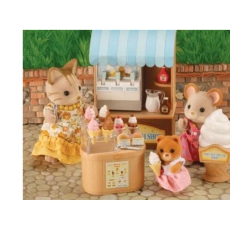 Sylvanian Families Set Soft Serve Ice Cream Shop 5054