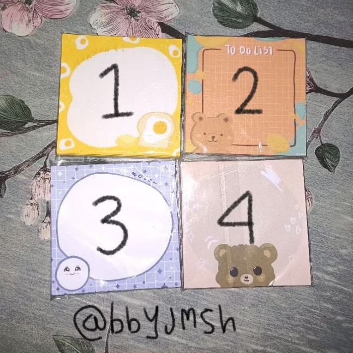 

MEMOPAD LUCU AESTHETIC ISI ±40 LEMBAR