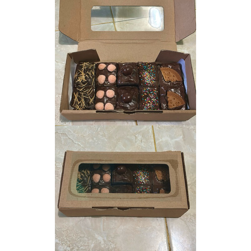 

Fudgy Brownies isi 10
