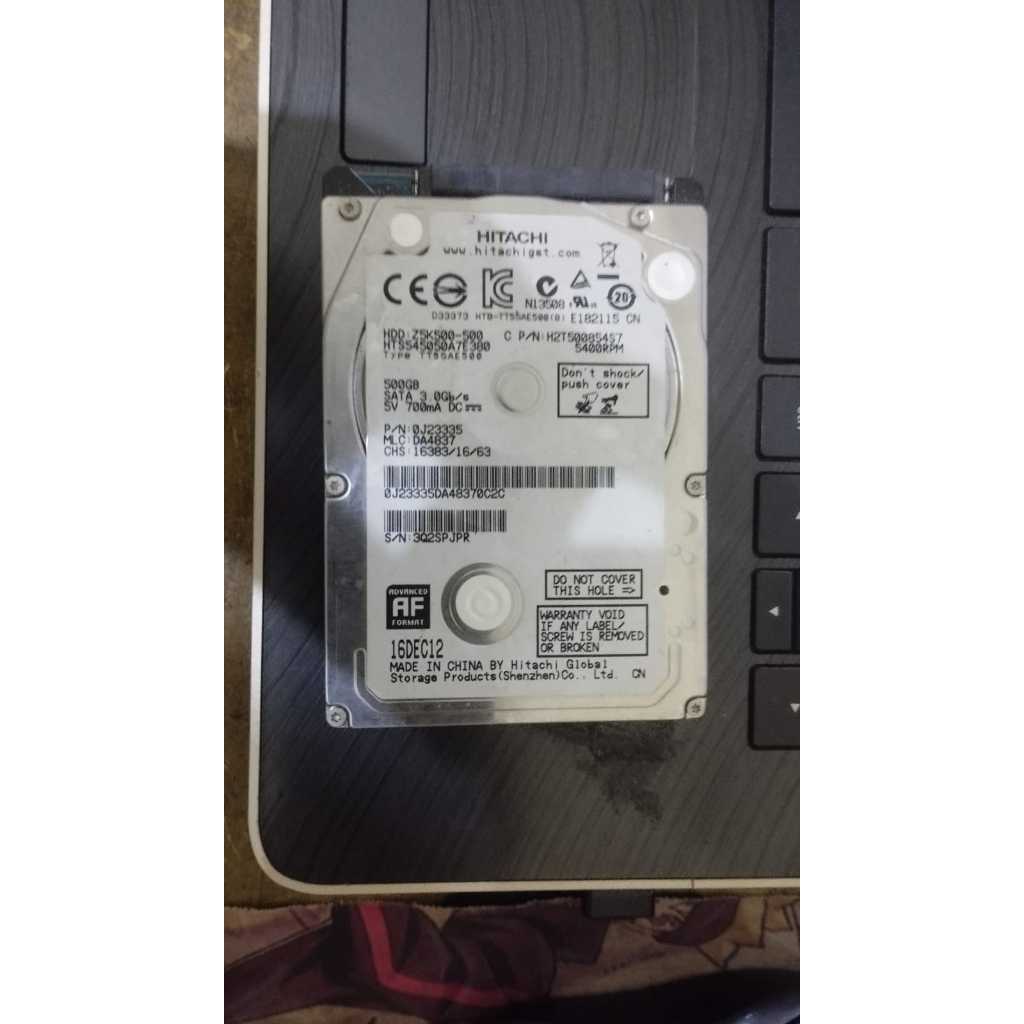 Hardisk Hitachi 500 GB