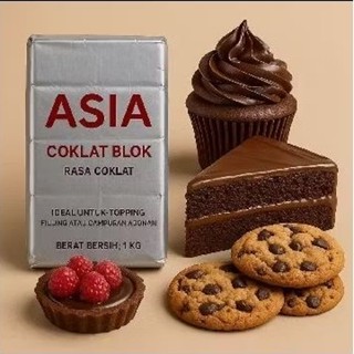 

ASIA Coklat Compound 1kg Baking Chocolate Coklat Batang