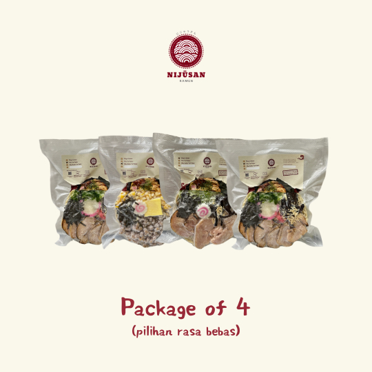 

Paket Set isi 4 Frozen Ramen