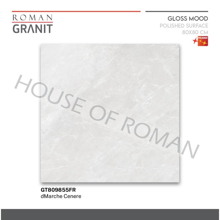 ROMAN GRANIT dMarche Cenere 80x80 GT809855FR ROMAN GRANIT