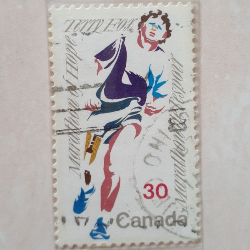 

Perangko Kanada Cancer Victim Terry Fox's 'Marathon of Hope' Commemoration Tahun 1982
