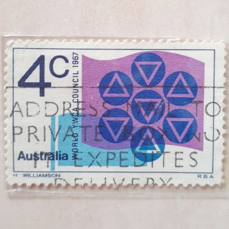 

Perangko Australia World Y.W.C.A. Council Tahun 1967